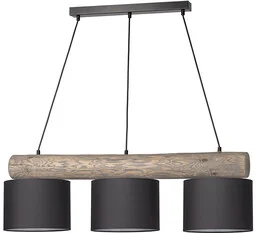 Britop Lampa wisząca Pino Simple, klosze antracyt, szara - Lampy sufitowe - miniaturka - grafika 1