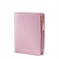 Portfele - Portfel Damski Skórzany Mały Skóra Naturalna RFID PUCCINI Różowy ZN9006-3C - miniaturka - grafika 1