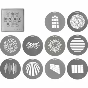 NANLITE GOBO Set 1 do Projectora PJ-BM - Kamery cyfrowe - akcesoria - miniaturka - grafika 1