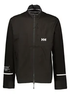 Kurtki i kamizelki sportowe męskie - Helly Hansen Kurtka funkcyjna "Ride" w kolorze czarnym - miniaturka - grafika 1