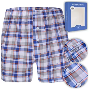 HENDERSON Bokserki Męskie Luźne Kratkę K319 Rozmiar XL - Majtki męskie - miniaturka - grafika 1