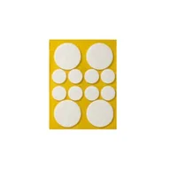 Zawiasy, okucia i inne akcesoria - Podkładka filcowa samoprzylepna mix biały Ø4 x 38,4 x 20 1 sztuka ANDPOL - miniaturka - grafika 1