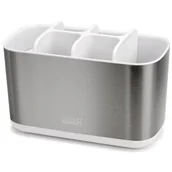 Kubki na szczoteczki do zębów - Joseph Joseph Joseph Joseph Easy Store Steel L Biały Kubek Łazienkowy Na Szczoteczki Plastikowy - miniaturka - grafika 1