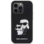 Etui i futerały do telefonów - Karl Lagerfeld PU Saffiano Karl and Choupette NFT na Apple iPhone 14 Pro Max KLHCP14XSANKCPK Czarny - miniaturka - grafika 1