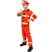 Przybory szkolne - STRÓJ CZERWONY STRAŻAK ROZM.L - miniaturka - grafika 1