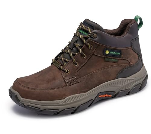 Skechers Męskie botki X John Deere Respected Landin, Brązowy, 46 EU