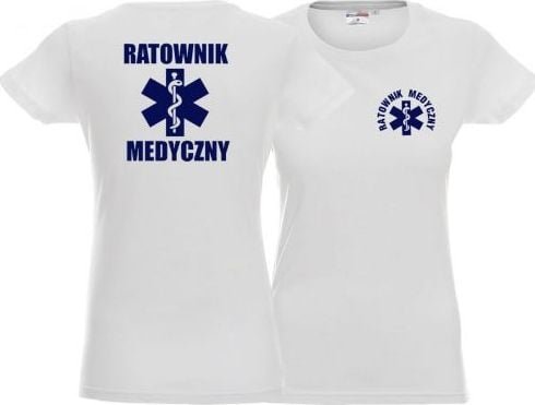 Promostars LPP - Koszulka damska RATOWNIK MEDYCZNY biała