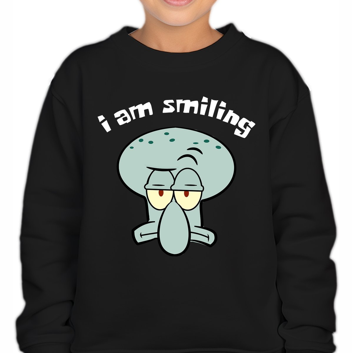 Bluza Dziecięca Czarna SKALMAR SPONGEBOB Bajka Kreskówka Rozm 140 cm Wzory