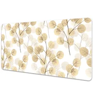 Podkładki na biurko - Mata ochronna na biurko Gałązki z liśćmi 90x45 cm - miniaturka - grafika 1