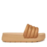 Klapki i japonki damskie - Klapki Puma Karmen Slide Puffy Wns Aqua Metallics PU 400679 02 Złoty - miniaturka - grafika 1