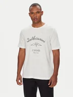 Koszulki męskie - Baldessarini T-Shirt B4 20084.5283 Biały Regular Fit - miniaturka - grafika 1