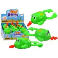 Zabawki do kąpieli - Zabawka do kąpieli nakręcana żaba zielona Leantoys - miniaturka - grafika 1