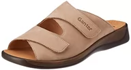 Kapcie damskie - Ganter Damskie kapcie Monica, taupe, 44,5 EU, szarobrązowy, 44.5 eu - miniaturka - grafika 1