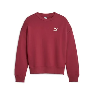 Bluza damska Puma CLASSICS OVERSIZED TR bordowa 62140822-36 - Bluzy damskie - miniaturka - grafika 1