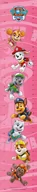 Zabawki interaktywne dla dzieci - Nickelodeon, Miarka wzrostu Psi Patrol, różowa - miniaturka - grafika 1