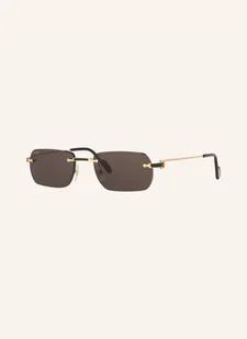 Cartier Okulary Przeciwsłoneczne ct0498s gold - Okulary przeciwsłoneczne - miniaturka - grafika 1