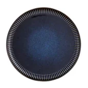 Talerze - Talerz płytki Reactive Stripes NBC 26 cm niebieski - miniaturka - grafika 1