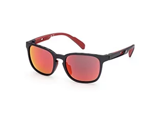 Okulary przeciwsłoneczne - Adidas Okulary przeciwsłoneczne SP0033-5402l 54, Czarny, 54 - grafika 1