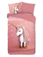 Pościel dla dzieci - Pure Komplet pościeli "Sparkles" w kolorze różowo-białym z mikrofibry - miniaturka - grafika 1