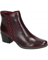 Botki damskie - BOTKI PIAZZA - 960153-41 CZERWONE - Piazza - miniaturka - grafika 1