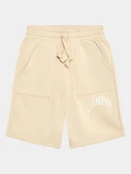 Spodenki damskie - Champion Szorty sportowe Urban 306361 Beżowy Regular Fit - miniaturka - grafika 1