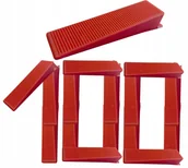 Narzędzia glazurnicze - Zestaw klinów do poziomowania płytek 100 sztuk - miniaturka - grafika 1