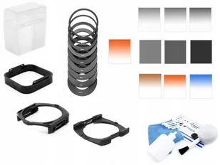 Massa Filtr ZESTAW typu COKIN P 28w1 Uchwyty Filtry Adaptery Pudełko Zestaw Czyszczący SB5001 - Filtry fotograficzne - miniaturka - grafika 1