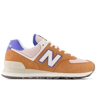 Buty sportowe damskie - Buty New Balance WL574QB - brązowe - miniaturka - grafika 1