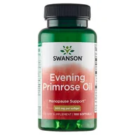 Suplementy naturalne - SWANSON Olej z wiesiołka dwuletniego Evening Primrose Oil EFAs 500mg 100 kapsułek - miniaturka - grafika 1