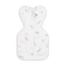 Love to Dream Otulacz Swaddle UP - rozmiar S - kremowy, króliki ETAP 1 - 1 TOG Original - Rożki i beciki - miniaturka - grafika 1