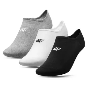 4F, Skarpetki casual stopki (3-pack) damskie, 4FSS23USOCF155-90S, Multikolor, Rozmiar 39-42 - Skarpetki damskie - miniaturka - grafika 1