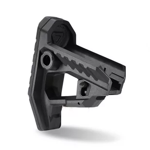 Strike Industries - Kolba regulowana PDW Strike Polymer Pit Stock - Czarna - SI-STRIKE-POLY-PIT-BK - Osprzęt do wiatrówek - miniaturka - grafika 1