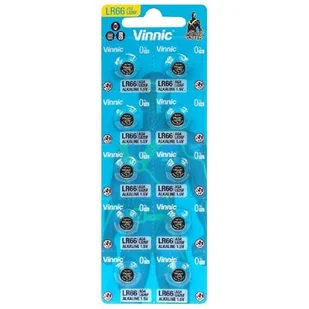 Vinnic 10 x bateria alkaliczna mini G4 AG4 L626 v25 - Baterie i akcesoria - miniaturka - grafika 1