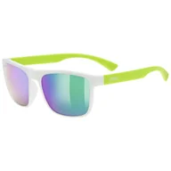 Okulary przeciwsłoneczne - Uvex rookie, okulary przeciws?oneczne, junior, bia?y/zielony - miniaturka - grafika 1