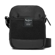 Torby męskie - Saszetka Pepe Jeans PM030847 Czarny - miniaturka - grafika 1