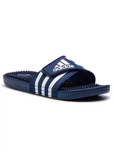 Adidas Klapki adissage F35579 Granatowy - Klapki i japonki męskie - miniaturka - grafika 1
