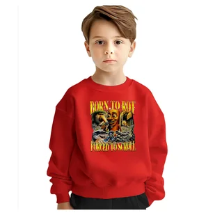 BLUZA DZIECIĘCA BRAINROT BORN TO ROT 134-140 DLA CHŁOPCA DZIEWCZYNKI - Bluzy dla dziewczynek BLUZA DZIECIĘCA BRAINROT BORN TO ROT 134-140 DLA CHŁOPCA DZIEWCZYNKI - Bluzy dla dziewczynek - miniaturka - grafika 1