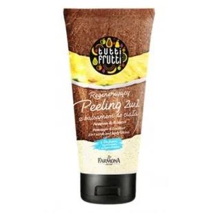 Tutti Frutti Ananas & Kokos 2w1 peeling z balsamem do ciała 210 ml TFR0027 - Balsamy i kremy do ciała - miniaturka - grafika 1