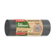 Worki na śmieci - Paclan Multitop Worki na śmieci 60l 20szt Eko - miniaturka - grafika 1