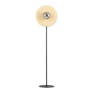 Lampa podłogowa SOHO LP1 E14 - czarny/drewno/grafit - Lampy stojące - miniaturka - grafika 1