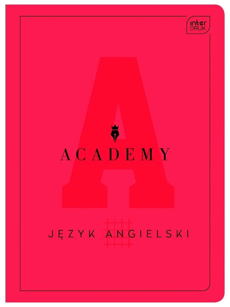 A4 Zeszyt 60 kartek w kratkę Język Angielski 5 sztuk