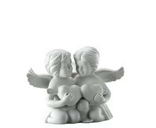 Figurka - Para aniołów z serce - Figurki dekoracyjne - miniaturka - grafika 1