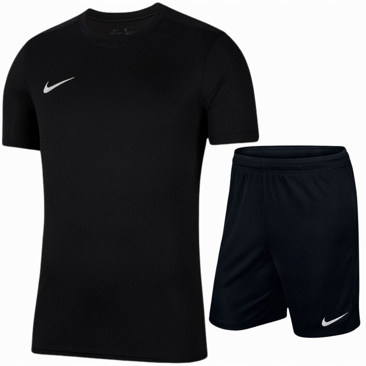 Zestaw Nike Czarna Koszulka T-shirt + Spodenki Czarne Dri-fit R.l