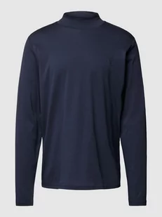 Bluzka z długim rękawem i stójką model ‘Theo’ - Koszulki męskie - miniaturka - grafika 1