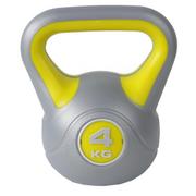 Hantle i ciężarki - Kettlebell SportVida SportVida, hantla winylowa, HK0078, 4 kg - miniaturka - grafika 1