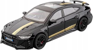 AUDI RS7 METALOWY MODEL SAMOCHODU SPOTOWEGO 1:32 DŹWIĘK ŚWIATŁO CZARNY - Zabawki zdalnie sterowane - miniaturka - grafika 1