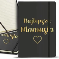 Notesy i bloczki - NOTES Czarny GOLD Złocenie DLA MAMY DZIEŃ MAMY Wz - miniaturka - grafika 1