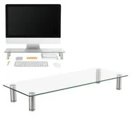 Akcesoria do monitorów - Gembird Szklana podstawka pod monitor MS-TABLE-GM-01 M szkło hartowane - miniaturka - grafika 1