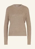 Swetry damskie - Tommy Hilfiger Sweter beige - TOMMY HILFIGER - miniaturka - grafika 1