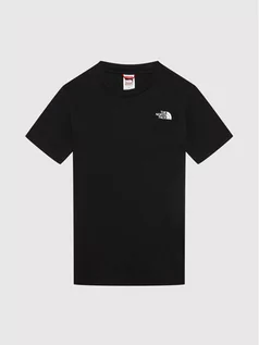 Koszulki dla chłopców - The North Face T-Shirt Simple Dome NF0A2WANKY41 Czarny Regular Fit - grafika 1